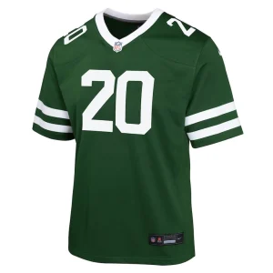 Breece hall new york jets nike youth game jersey Legacy green Yth M