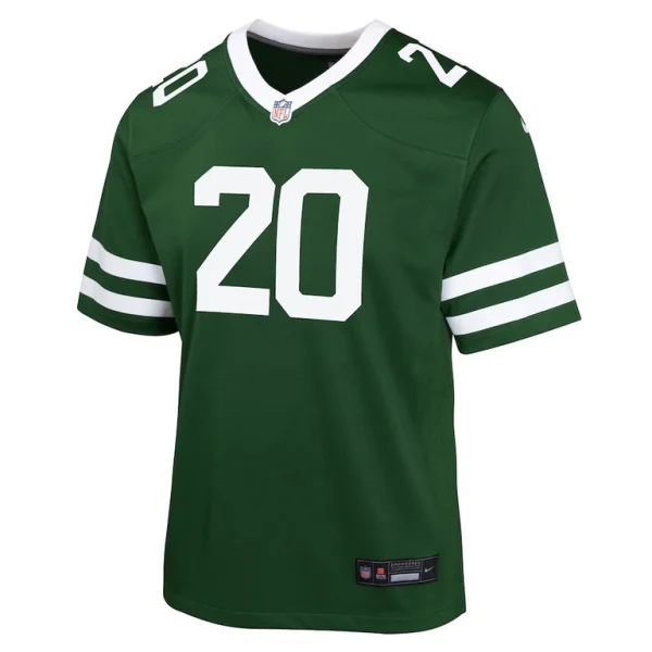 Breece hall new york jets nike youth game jersey Legacy green Yth M