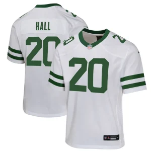 Breece hall new york jets nike youth game jersey Legacy white