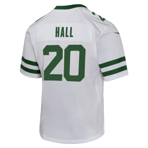 Breece hall new york jets nike youth game jersey Legacy white Yth L