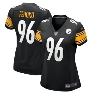 Breiden fehoko pittsburgh steelers nike womens game jersey Black