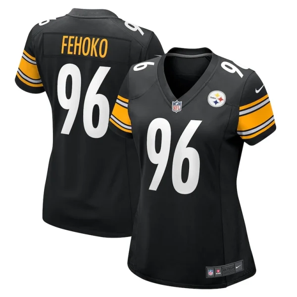 Breiden fehoko pittsburgh steelers nike womens game jersey Black