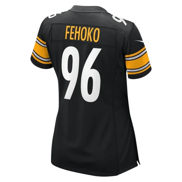 Breiden fehoko pittsburgh steelers nike womens game jersey Black L