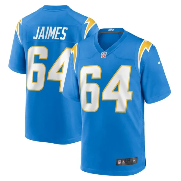 Brenden jaimes los angeles chargers nike game jersey Powder blue