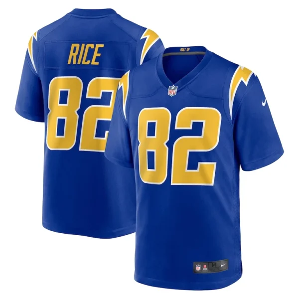 Brenden rice los angeles chargers nike 2nd alternate game player jersey Royal