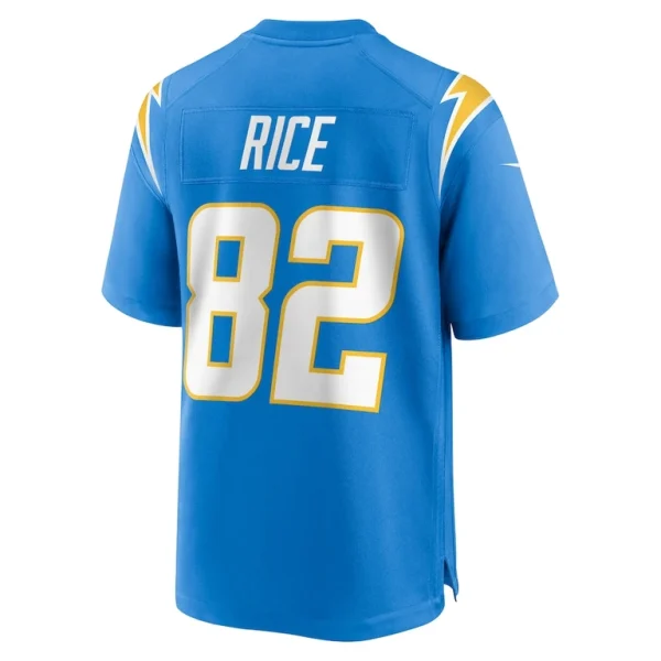 Brenden rice los angeles chargers nike team game jersey Powder blue L