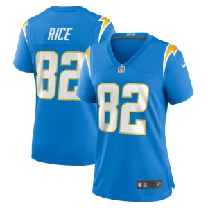 Brenden rice los angeles chargers nike womens game jersey Powder blue