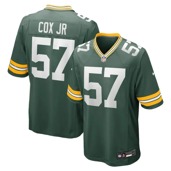 Brenton cox jr. green bay packers nike game jersey Green