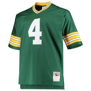 Brett favre green bay packers mitchell ness big tall 1996 retired player replica jersey Green 3XB