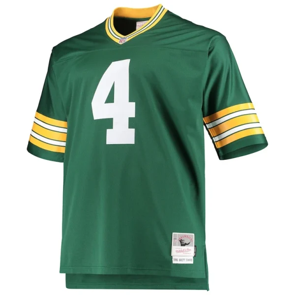 Brett favre green bay packers mitchell ness big tall 1996 retired player replica jersey Green 3XB