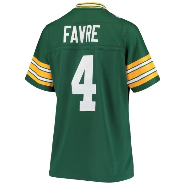 Brett favre green bay packers mitchell ness womens 1996 legacy replica player jersey Green L