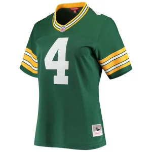 Brett favre green bay packers mitchell ness womens 1996 legacy replica player jersey Green M