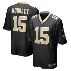 Brett hundley new orleans saints nike game player jersey Black