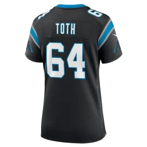 Brett toth carolina panthers nike womens game jersey Black L