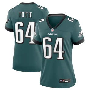 Brett toth philadelphia eagles nike womens game jersey Midnight green