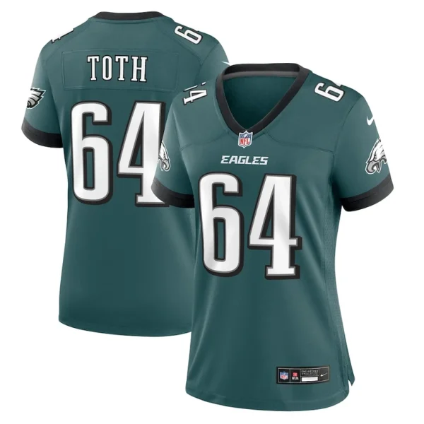 Brett toth philadelphia eagles nike womens game jersey Midnight green