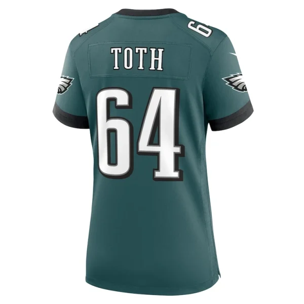 Brett toth philadelphia eagles nike womens game jersey Midnight green L