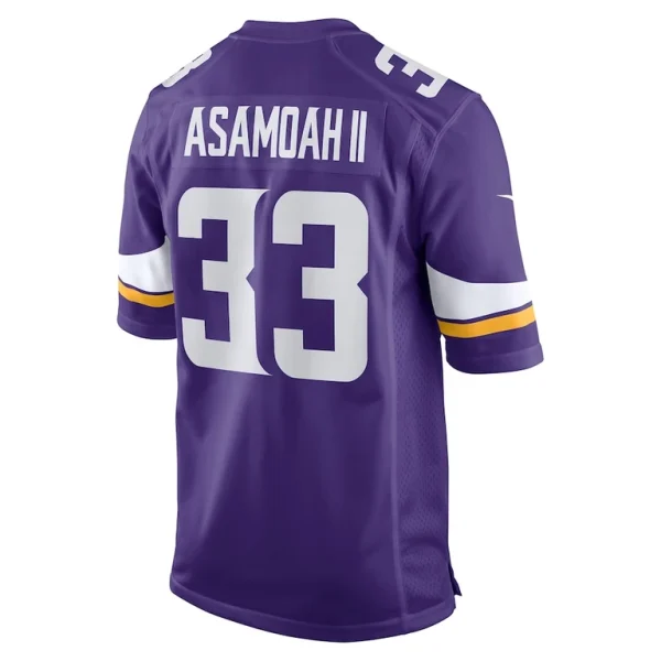 Brian asamoah minnesota vikings nike player game jersey Purple L