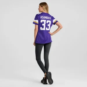 Brian asamoah minnesota vikings nike womens player game jersey Purple 2XL