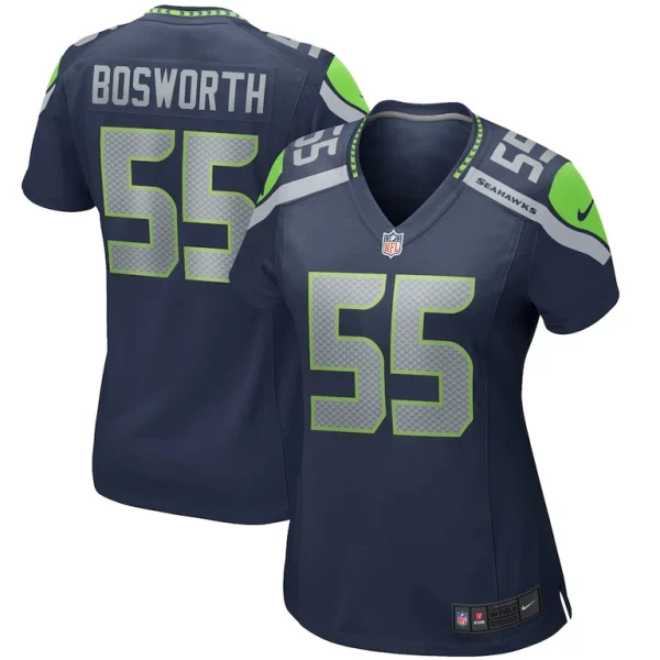 Brian bosworth seattle seahawks nike womens game retired player jersey College navy