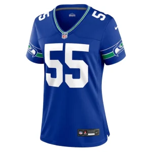Brian bosworth seattle seahawks nike womens throwback retired player game jersey Royal M