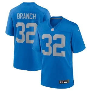 Brian branch detroit lions nike alternate game jersey Blue