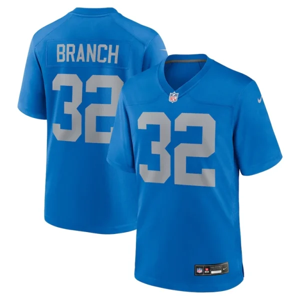 Brian branch detroit lions nike alternate game jersey Blue