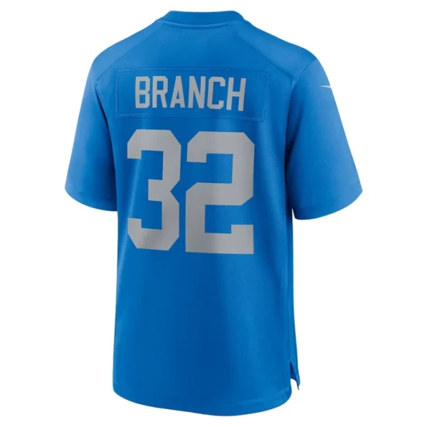 Brian branch detroit lions nike alternate game jersey Blue L