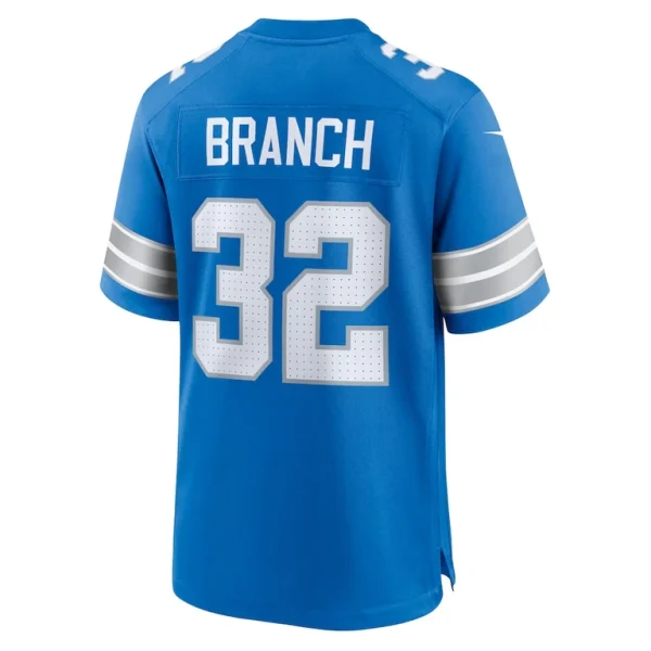 Brian branch detroit lions nike game jersey Blue L
