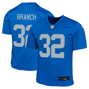 Brian branch detroit lions nike youth alternate game jersey Blue