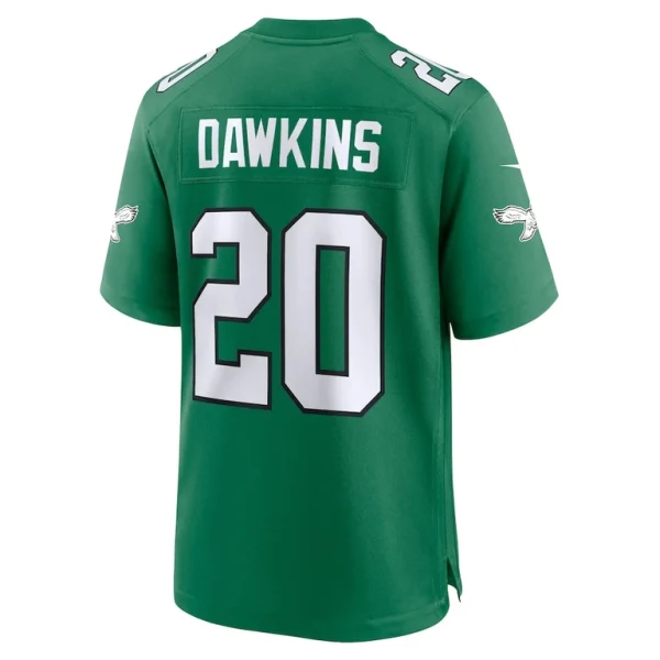 Brian dawkins philadelphia eagles nike alternate retired player game jersey Kelly green L