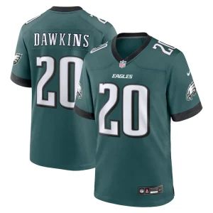 Brian dawkins philadelphia eagles nike team game jersey Midnight green