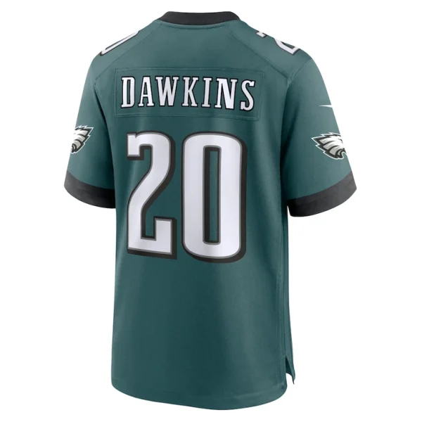 Brian dawkins philadelphia eagles nike team game jersey Midnight green L