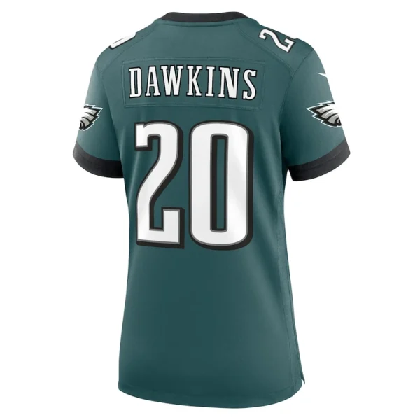 Brian dawkins philadelphia eagles nike womens retired player game jersey Midnight green L