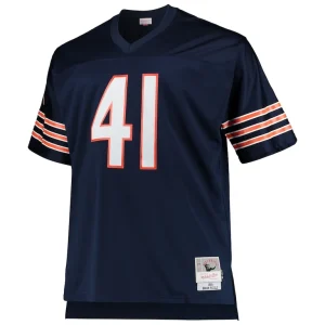 Brian piccolo chicago bears mitchell ness big tall 1969 retired player replica jersey Navy 3XB