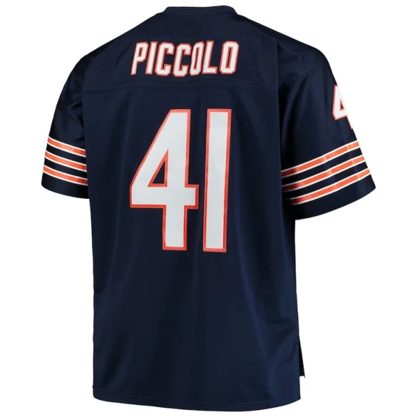 Brian piccolo chicago bears mitchell ness big tall 1969 retired player replica jersey Navy 4XB
