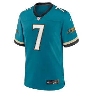 Brian thomas jr. jacksonville jaguars nike prowler throwback player game jersey Teal M