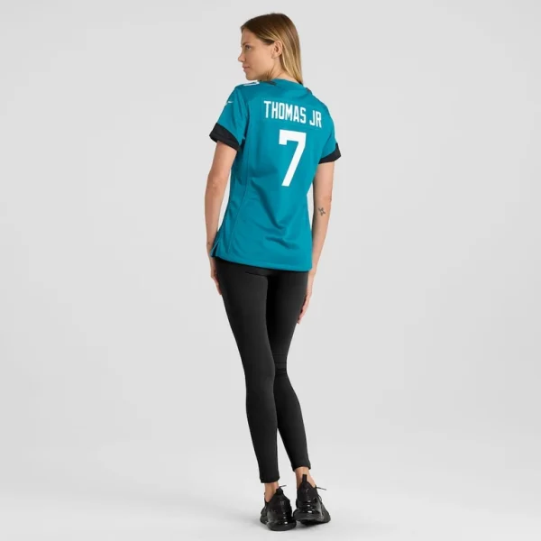Brian thomas jr. jacksonville jaguars nike womens game jersey Teal 2XL