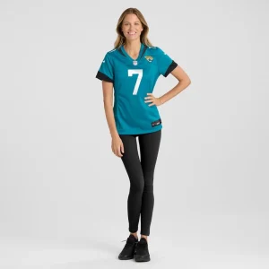 Brian thomas jr. jacksonville jaguars nike womens game jersey Teal XL