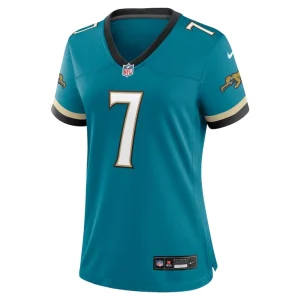 Brian thomas jr. jacksonville jaguars nike womens prowler throwback game jersey Teal M