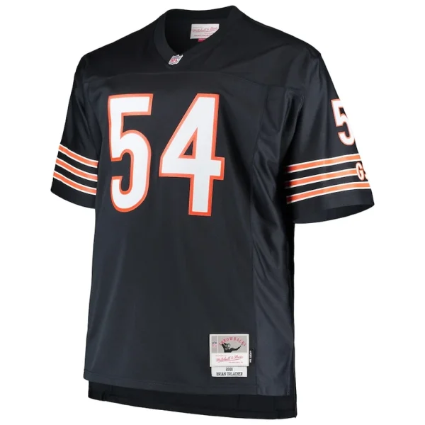 Brian urlacher chicago bears mitchell ness big tall 2001 retired player replica jersey Navy 3XB