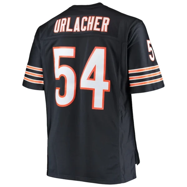 Brian urlacher chicago bears mitchell ness big tall 2001 retired player replica jersey Navy 4XB