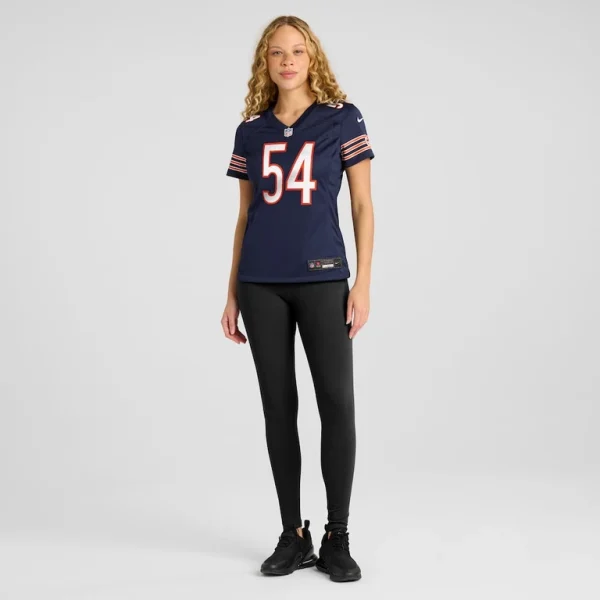 Brian urlacher chicago bears nike womens game retired player jersey Navy XL
