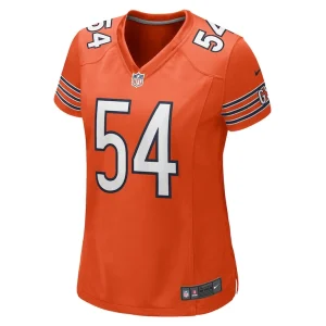 Brian urlacher chicago bears nike womens retired player jersey Orange M
