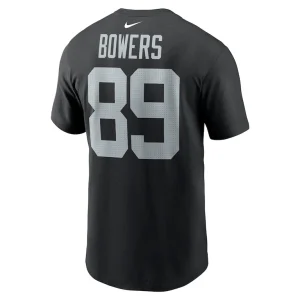 Brock bowers las vegas raiders nike name number t shirt Black L