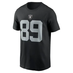 Brock bowers las vegas raiders nike name number t shirt Black M