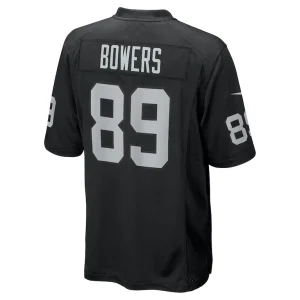 Brock bowers las vegas raiders nike player game jersey Black L