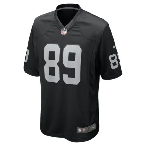 Brock bowers las vegas raiders nike player game jersey Black M