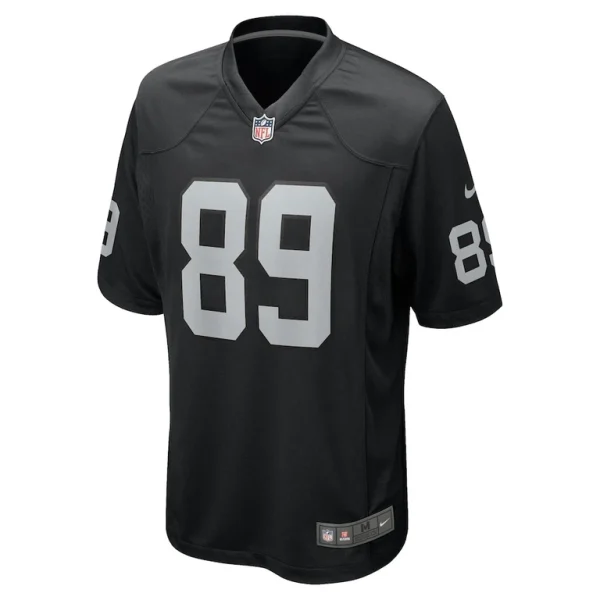 Brock bowers las vegas raiders nike player game jersey Black M