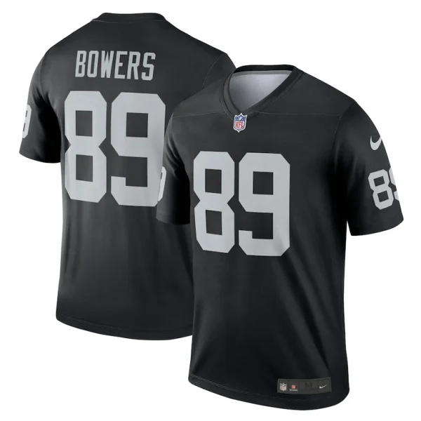 Brock bowers las vegas raiders nike team legend jersey Black